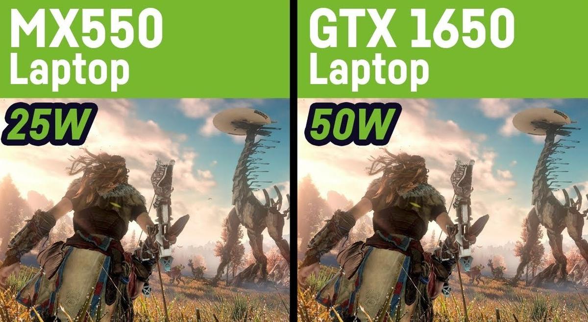 А нужна ли вам игровая видеокарта в ноутбуке? GeForce MX550 сравнили с GTX  1650 в играх — Ferra.ru