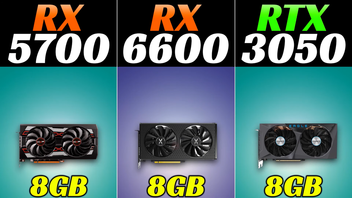 Что купить для игр в FHD и 2K: сравнение RTX 3050, RX 6600 и RX 5700 —  Ferra.ru