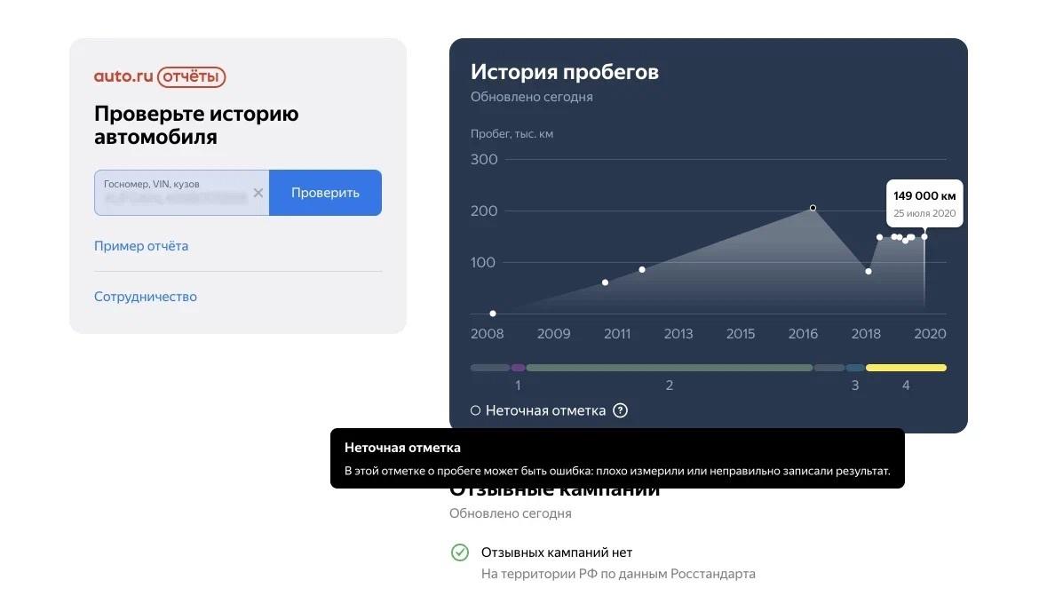 В приложении Яндекса «Авто.ру» появилась возможность узнать «скрученный»  пробег — Ferra.ru