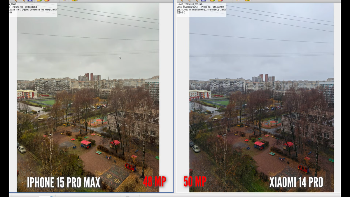 Китай против Америки: сравнение камер Xiaomi 14 Pro и iPhone 15 Pro Max —  Ferra.ru