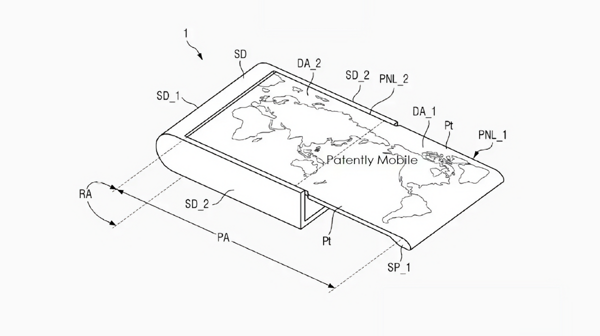 Samsung запатентовала выдвижной смартфон необычной формы — Ferra.ru