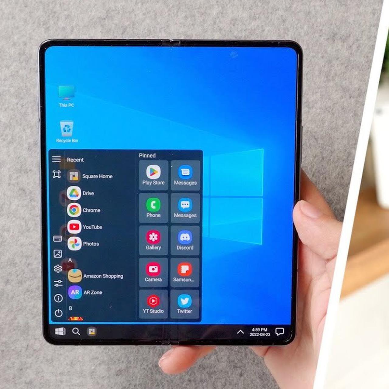 Пользователь превратил свой складной Samsung Galaxy Z Fold 4 в  «Windows-смартфон» — Ferra.ru