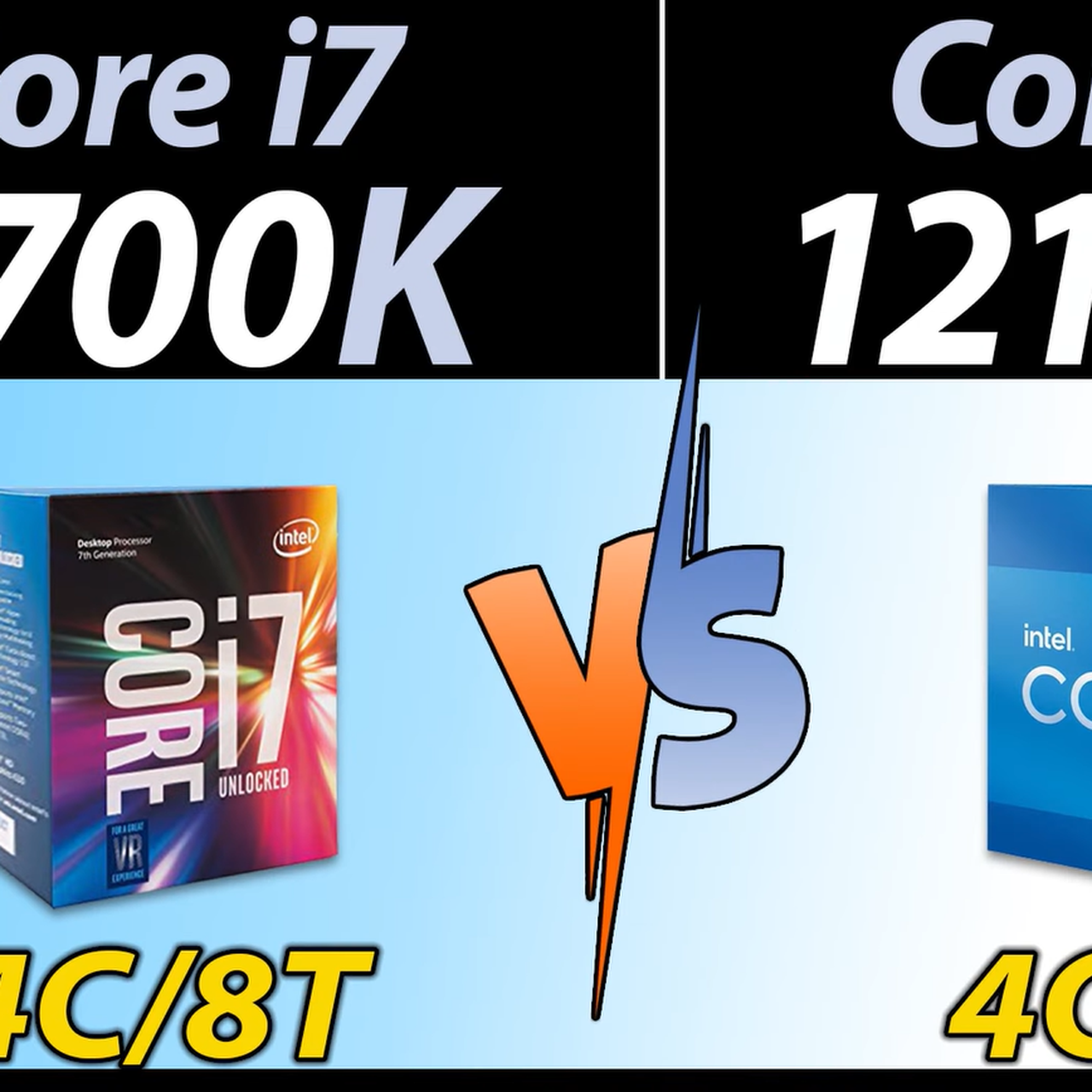 Как изменились четырёхъядерные процессоры: Core i7-7700K против i3-12100F в  играх и приложениях — Ferra.ru