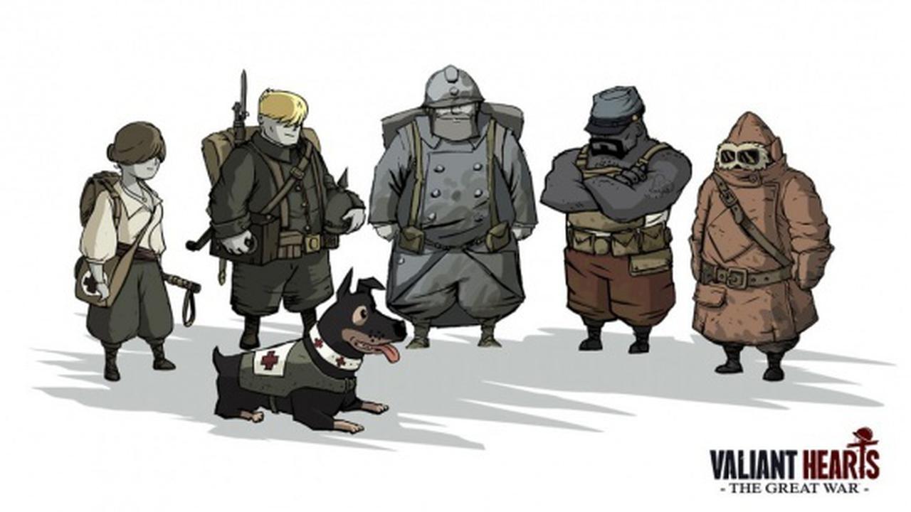 Valiant Hearts: The Great War — 4 героя и собака — Ferra.ru