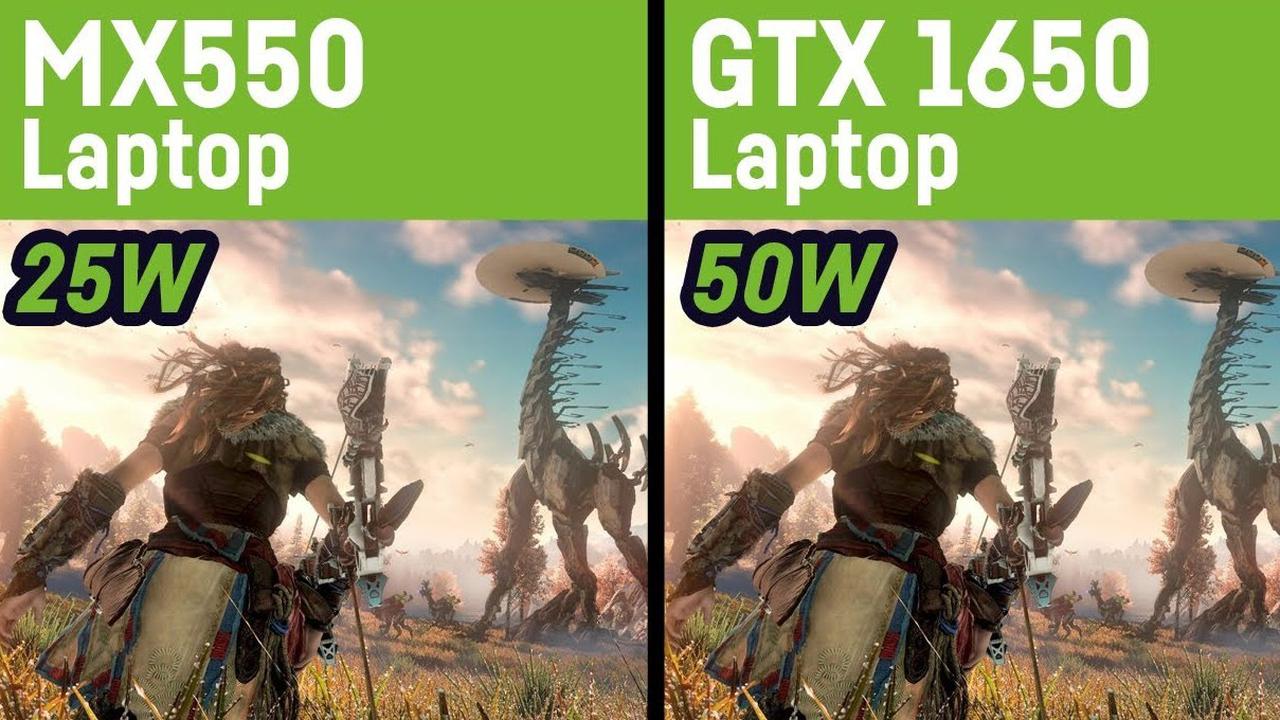 А нужна ли вам игровая видеокарта в ноутбуке? GeForce MX550 сравнили с GTX 1650  в играх — Ferra.ru