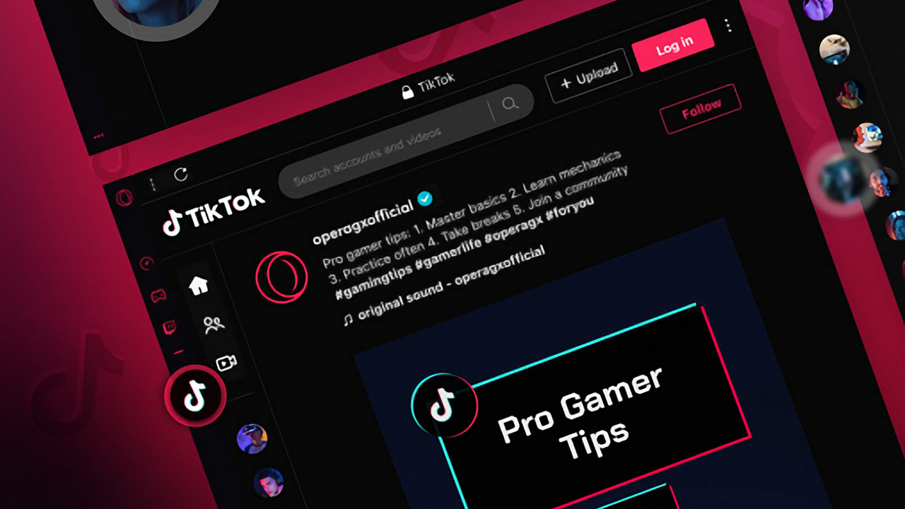 Отдельное приложение не нужно: Opera «вшила» TikTok в свой игровой браузер Opera  GX — Ferra.ru