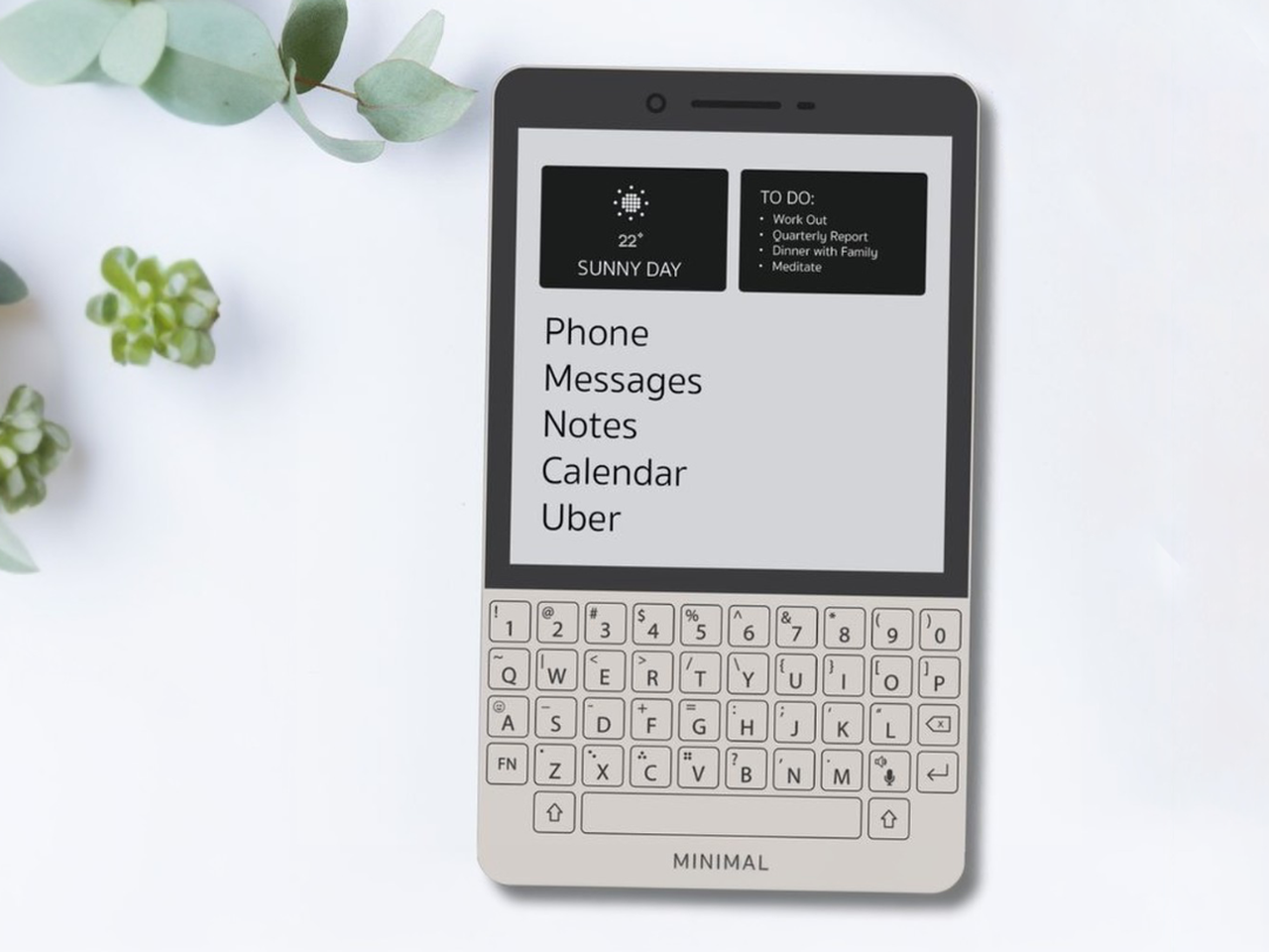 Представлен Minimal Phone — необычный смартфон с QWERTY-клавиатурой, E-Ink  экраном и 5 годами поддержки — Ferra.ru