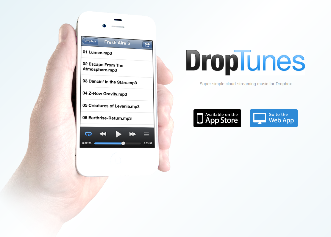 Сайт дня: DropTunes - сетевой аналог WinAmp или сам себе Google Music —  Ferra.ru