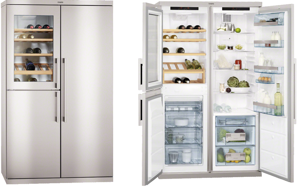 Холодильник Side-by-Side AEG S 56090 xns1. Встраиваемый холодильник AEG S 76488 kg. Холодильник АЕГ трёхкамерный. Холодильник Whirlpool трехкамерный.