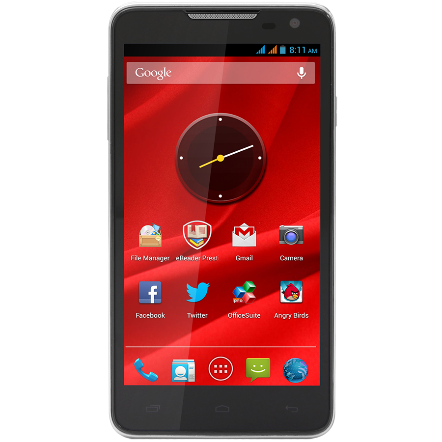 Тонкий смартфон Prestigio Multiphone 5044 DUO с 5-дюймовым HD-экраном —  Ferra.ru