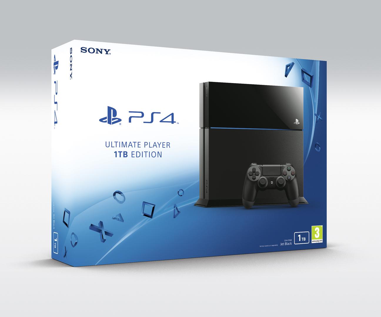 Sony представила PlayStation 4 Ultimate Player Edition с жестким диском на  1 ТБ — Ferra.ru