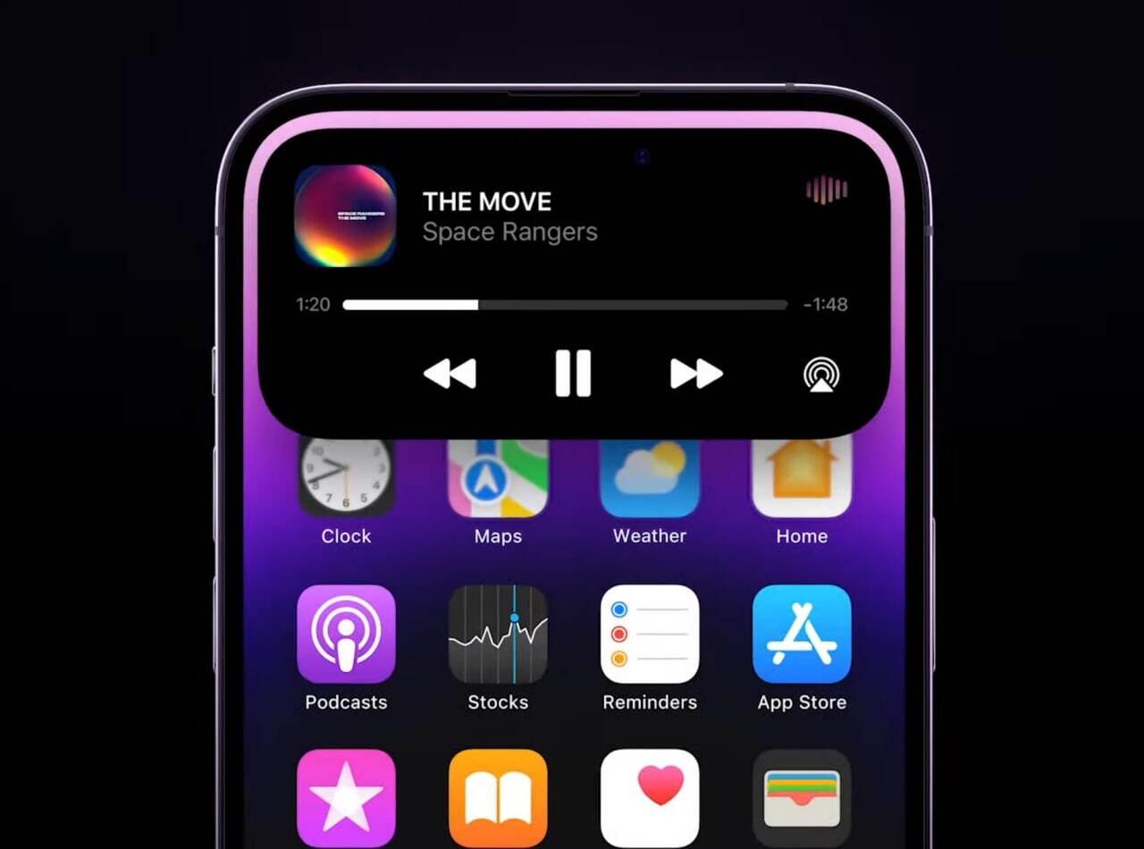 Оно шевелится: Apple представила iPhone 14 и 14 Pro с анимированным вырезом  вместо чёлки — Ferra.ru